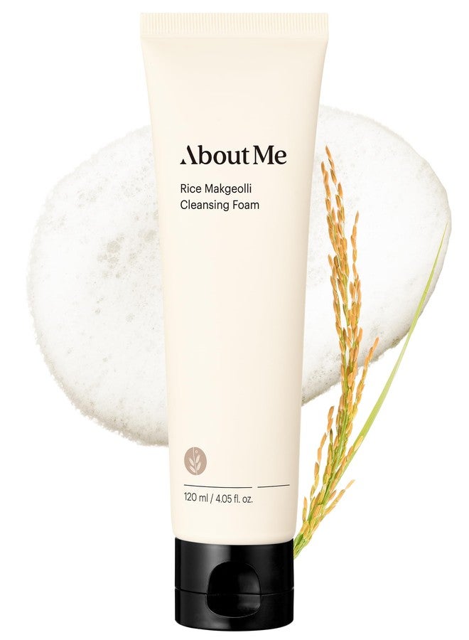 About Me Rice Makgeolli Cleansing Foam – Korean Traditional Fermentation Face Wash for Sensitive Skin – Daily pH Balanced Cleansing with Rice Bran Water – Korean Skin Care – 4.06oz, 120ml - Image 1